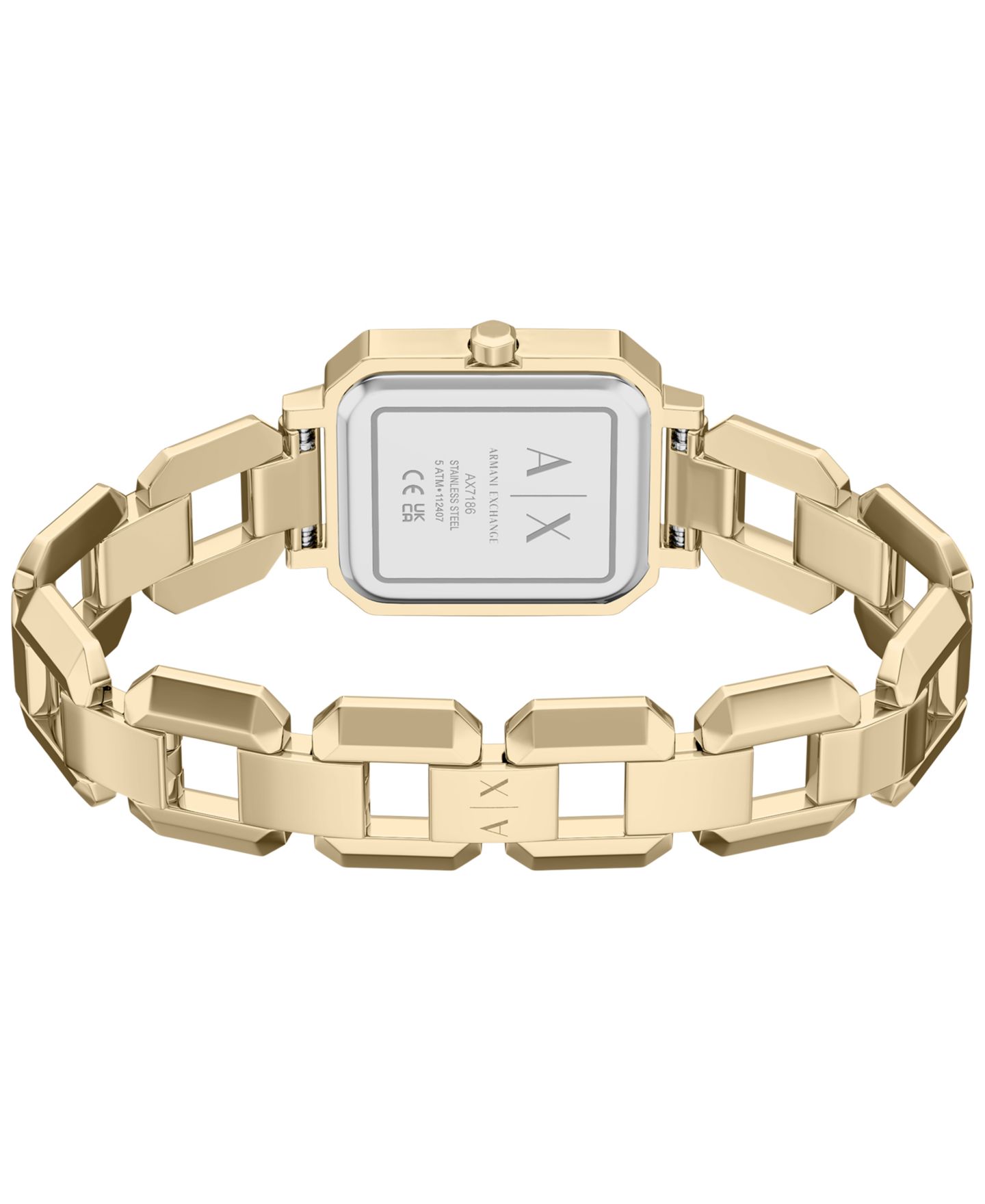 Женские часы A|X Armani Exchange Quartz Three Hand Gold Stainless Steel 27mm — фото 2