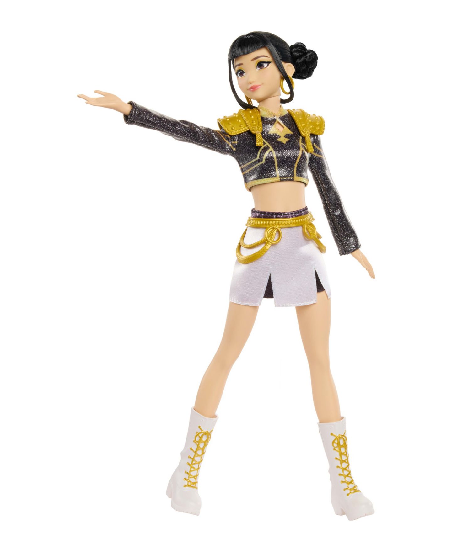 Детская кукла KPop Demon Hunters Zoey Golden 12.75" Singing Doll with 5 Posable Joints, Ages 4+ — фото 5