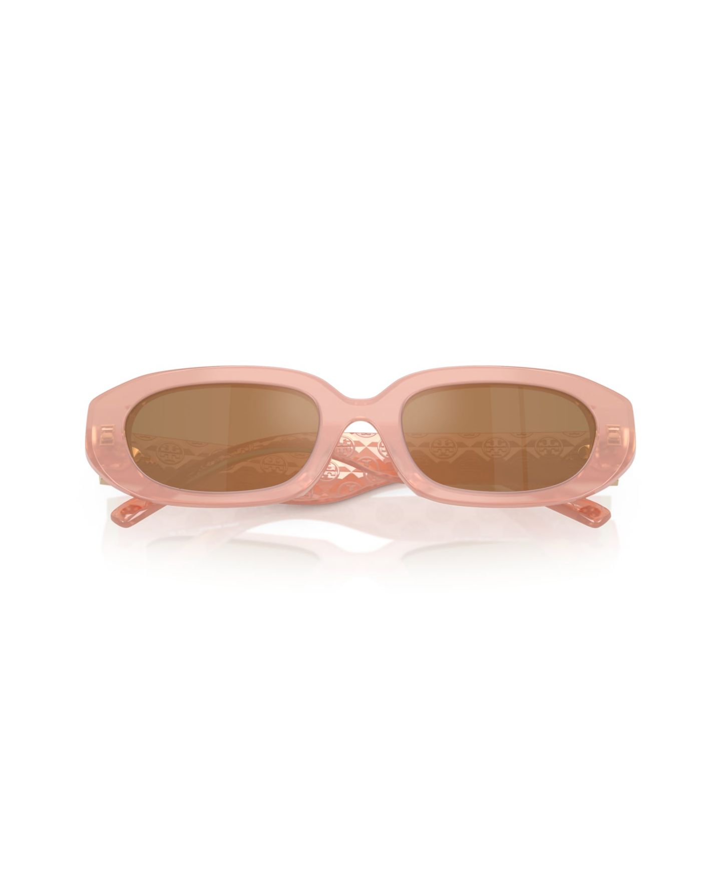 Женские солнцезащитные очки Tory Burch Sunglasses, TY7219U, цвет: Винный розовый — фото 6