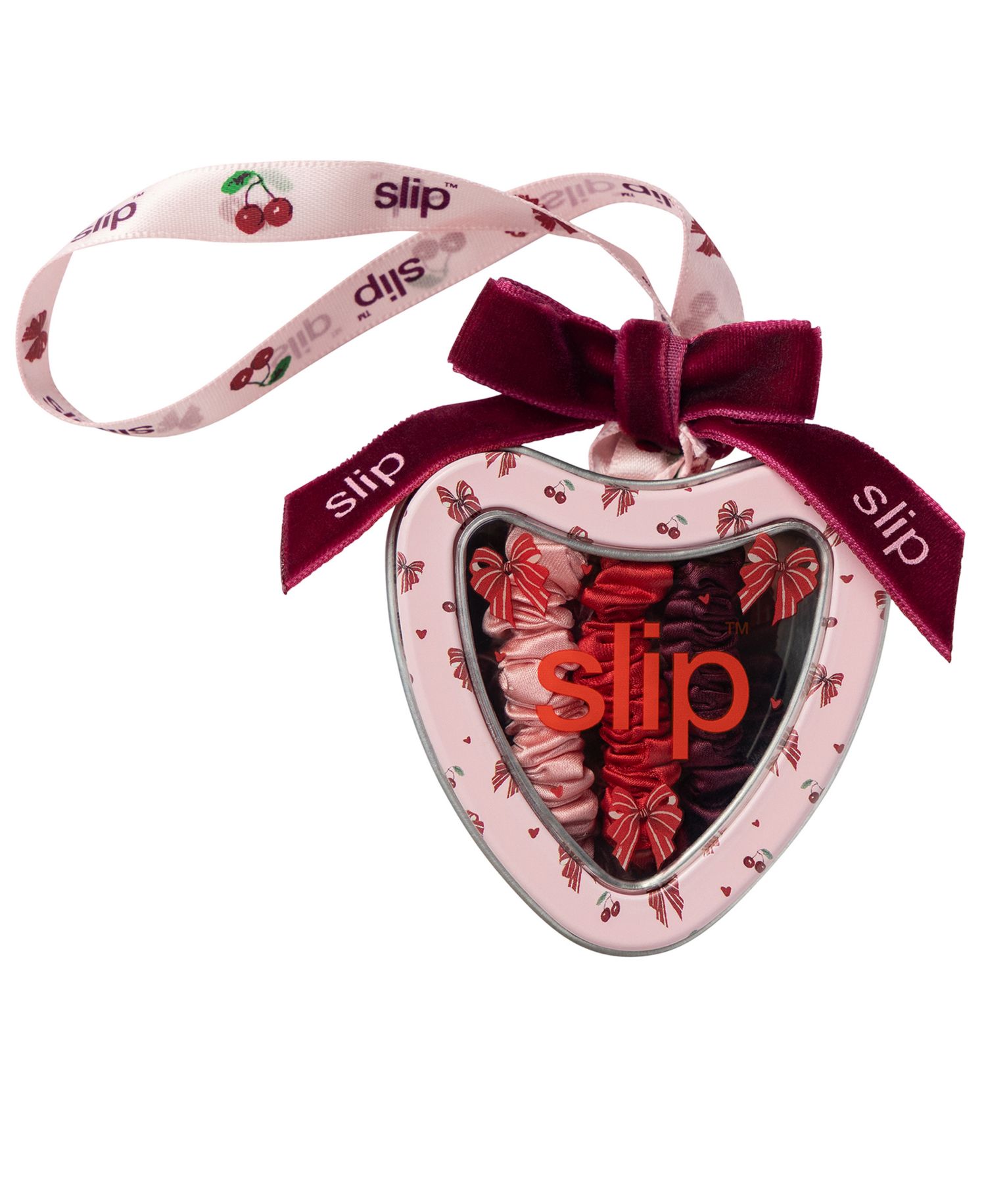 3-Piece Pure Silk Skinny Scrunchie Trio Set