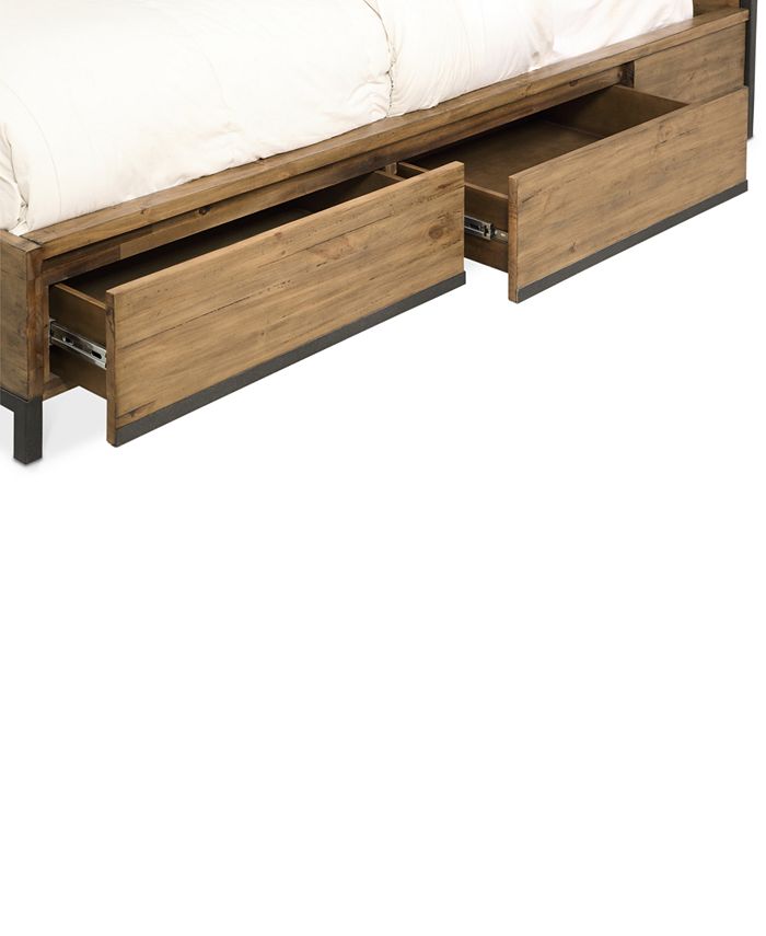 Furniture Gatlin Storage Queen Platform Bed, Created for Macy's Macy's