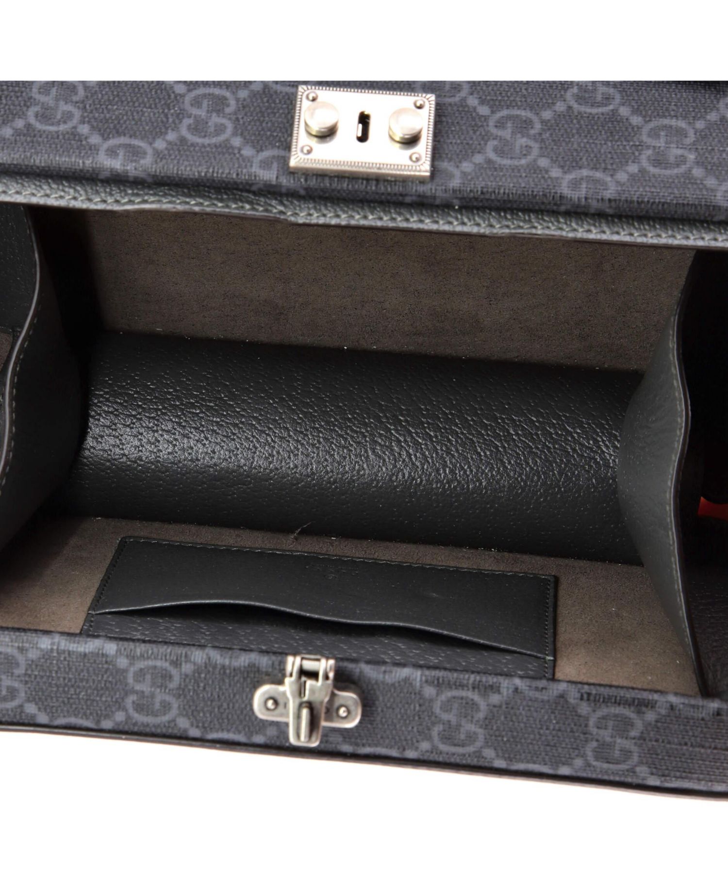 Mini Padlock Interlocking G Crossbody Bag GG Coated Canvas and Leather