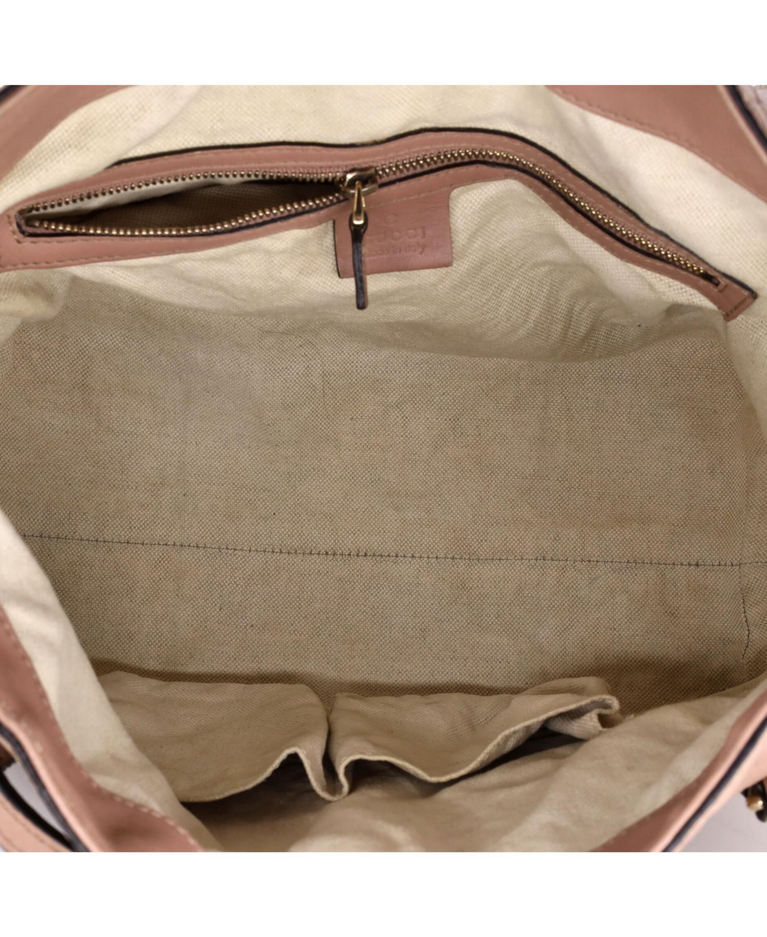 Medium Bree Convertible Top Handle Bag Guccissima Leather