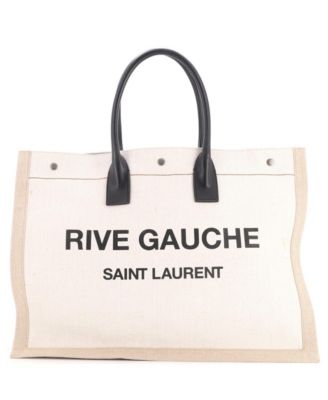 Large Rive Gauche Shopper Tote Canvas