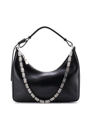 Small Moon Cut Out Bag Leather