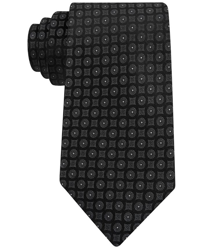 Calvin Klein Men's Modern Medallion Slim Tie Macy's