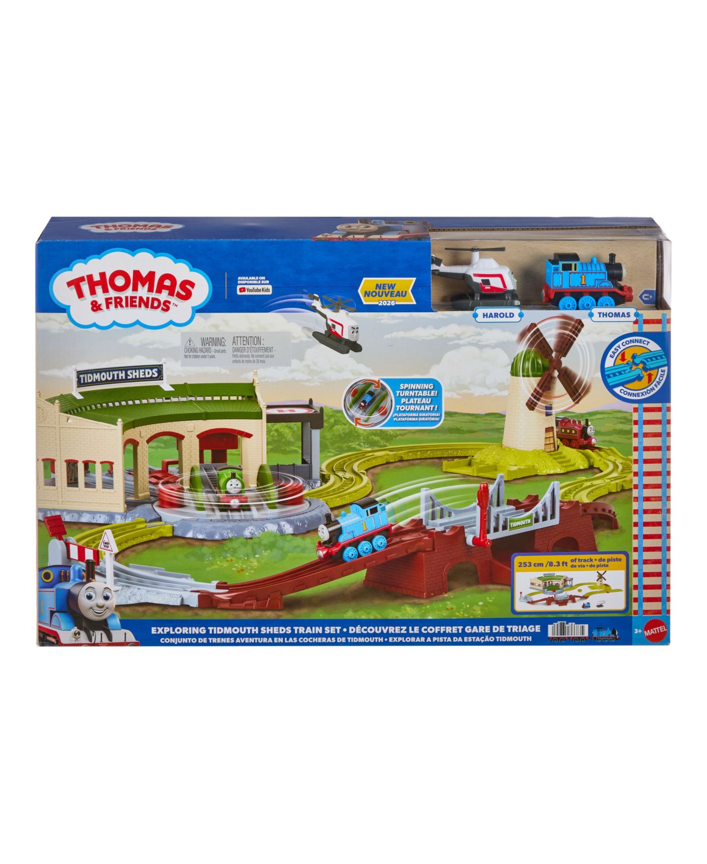 Игровой набор Thomas & Friends Explorin' с поездом и депо Tidmouth Sheds, каталка — фото 6