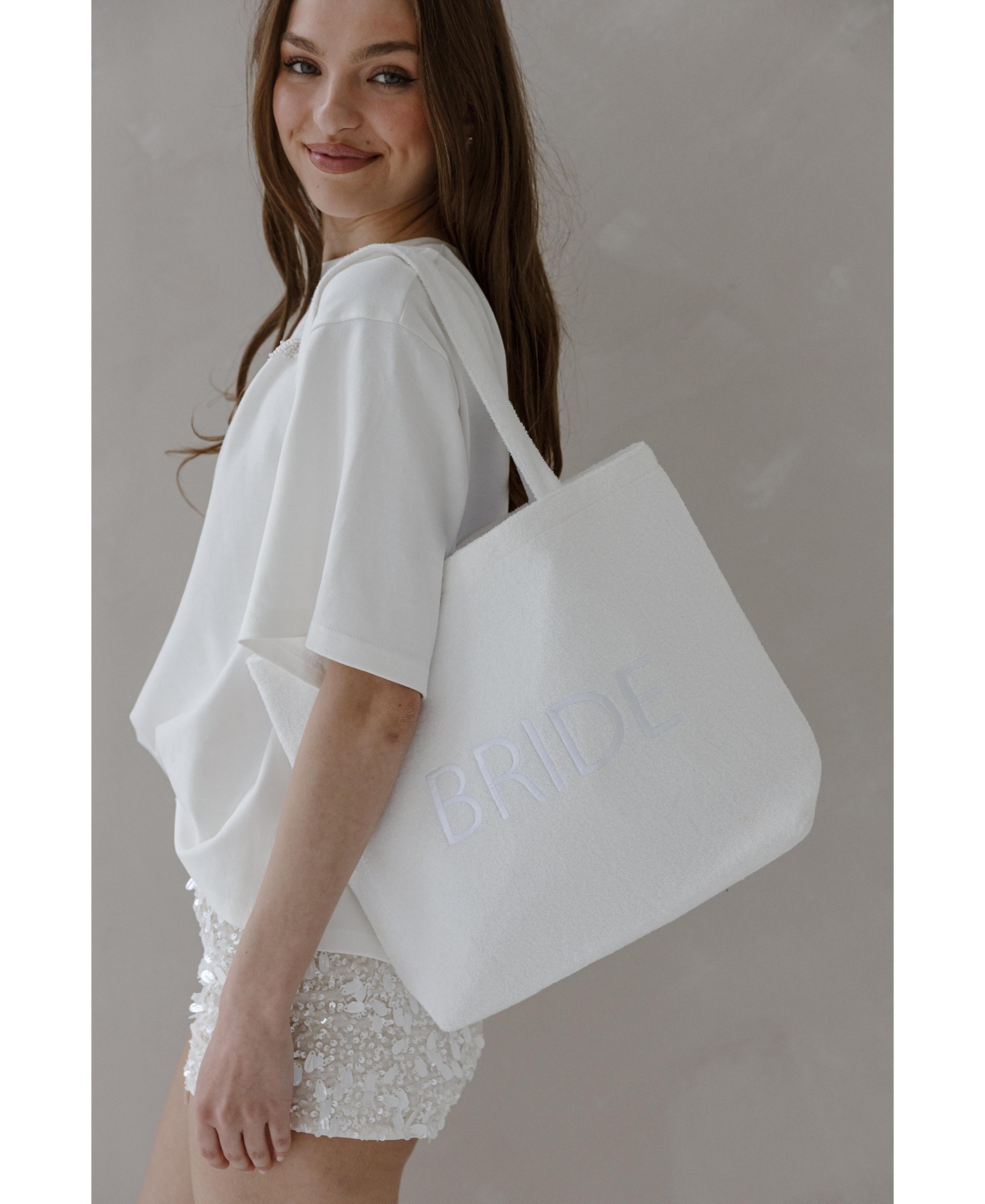 Untamed Petals Women's Wedding Day Terry Tote