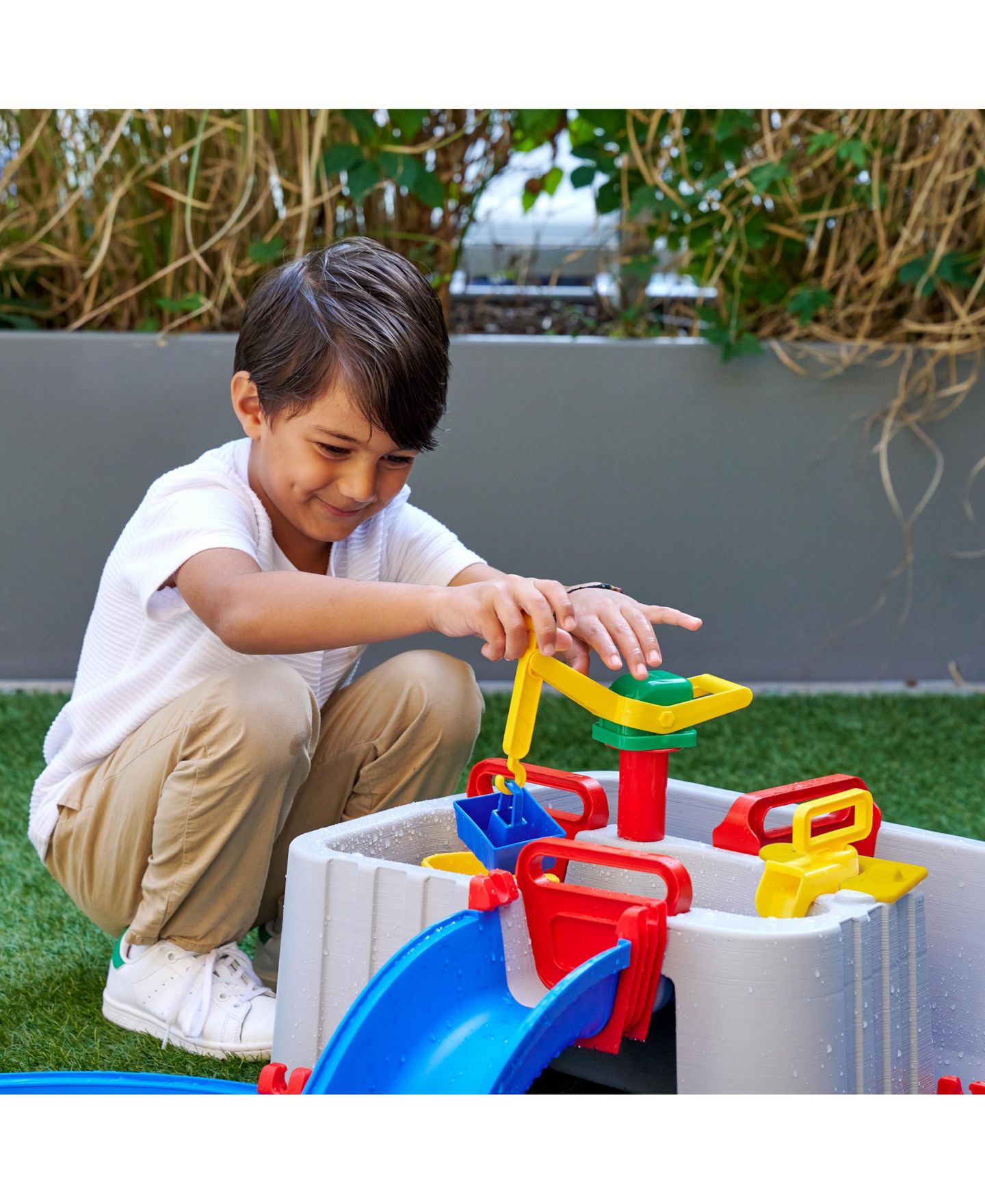 Детский игровой набор Aquaplay Harbor 50.39" x 36.61" x 15.75" Hand-Crank Water Play Set, Ages 3+ — фото 10