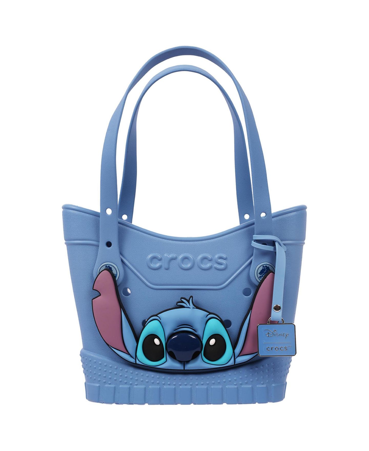Женская сумка-тоут Crocs Disney Stitch Classic, цвет: Синий — фото 1