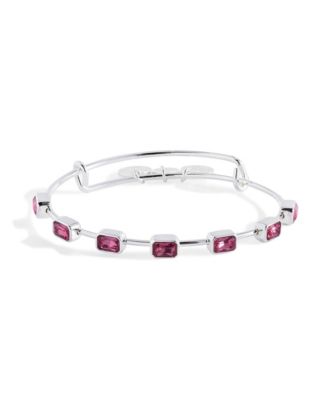 October Birthstone Emerald Cut Bangle