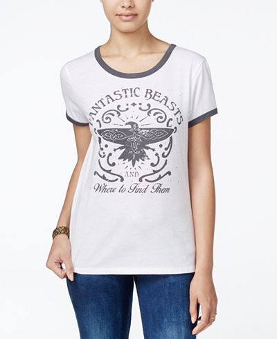 Fantastic Beasts Juniors' Graphic Ringer T-Shirt