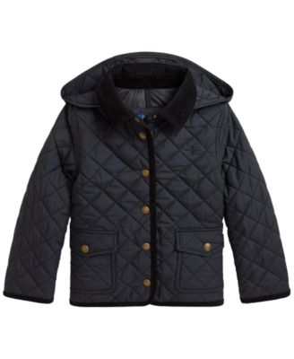Girls' 2T-6X Quilted Water-Repellent Barn Jacket
