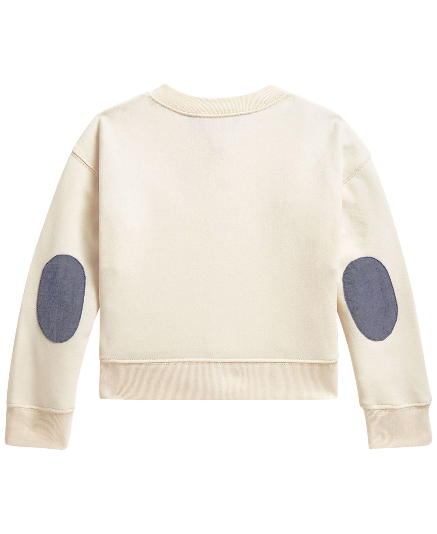 Кардиган Polo Ralph Lauren Logo Fleece Cardigan для девочек, цвет: Кремовый — фото 6