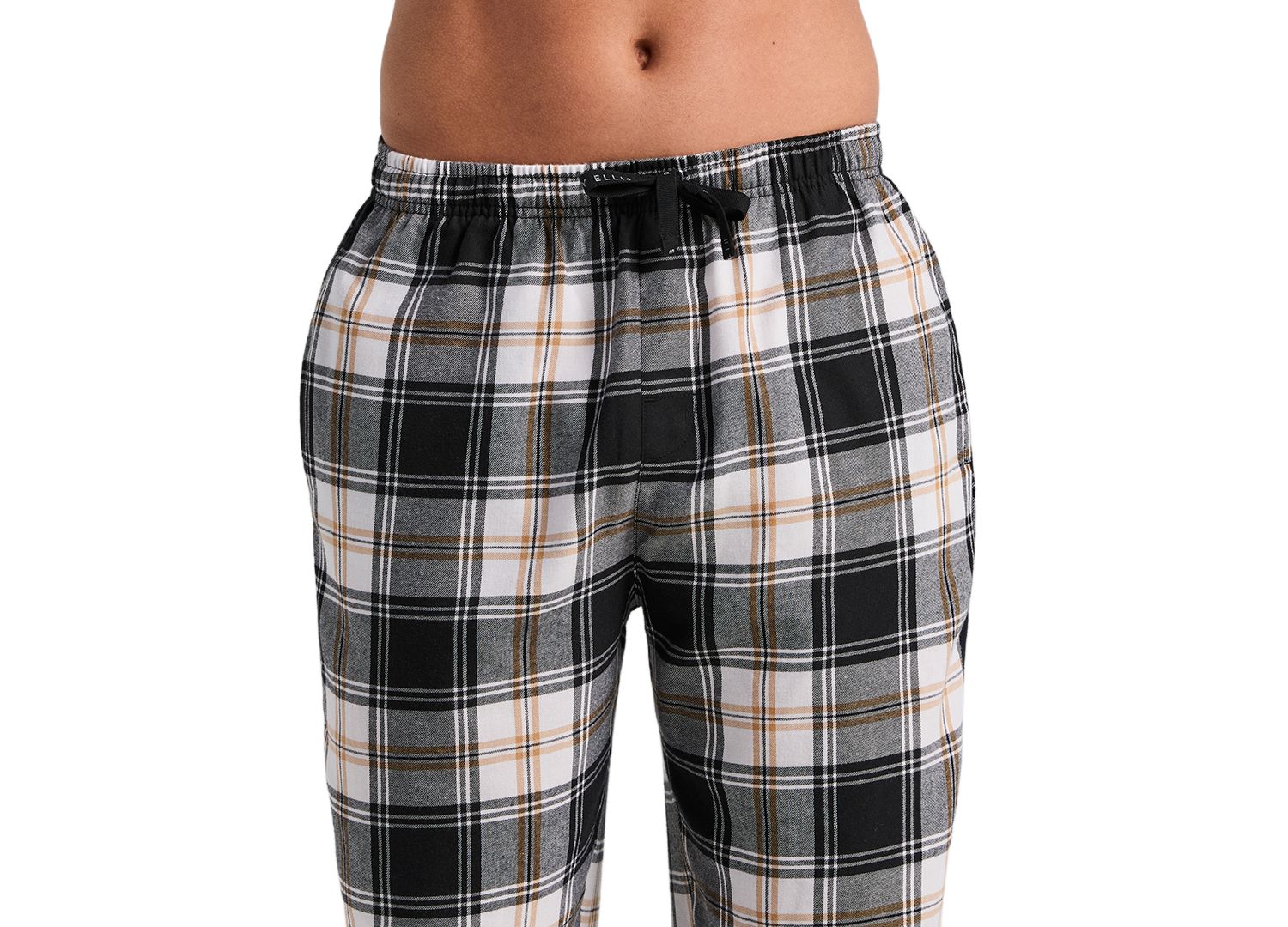 Men's Flannel Plaid Drawstring Sleep Pants