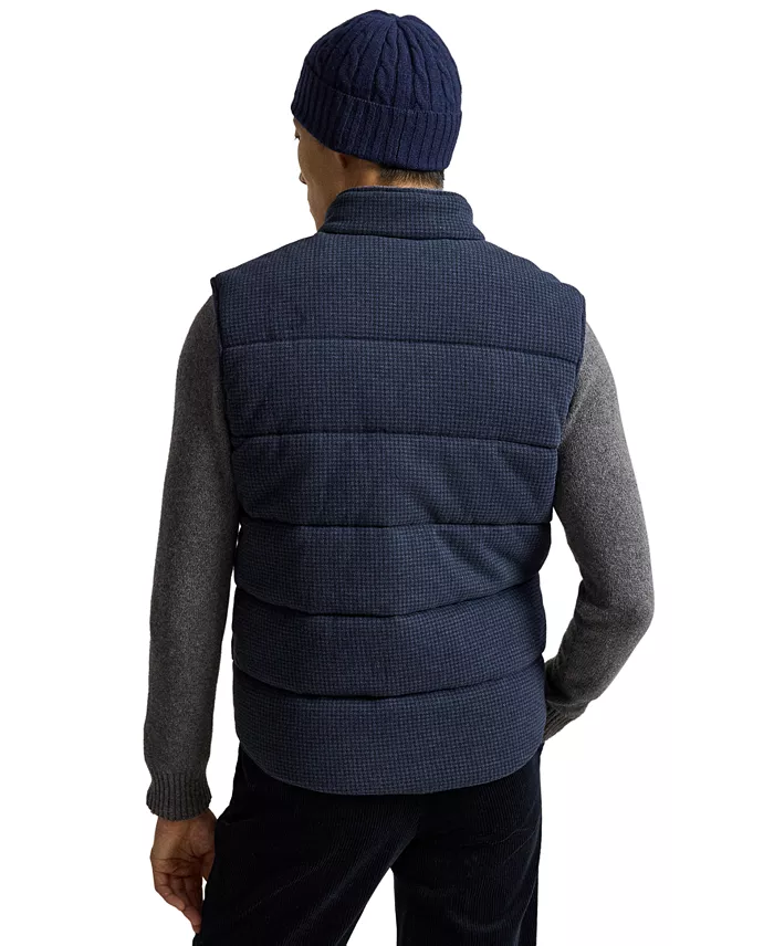 Men's Houndstooth Regular-Fit Estate-Rib Vest - thumbnail 10