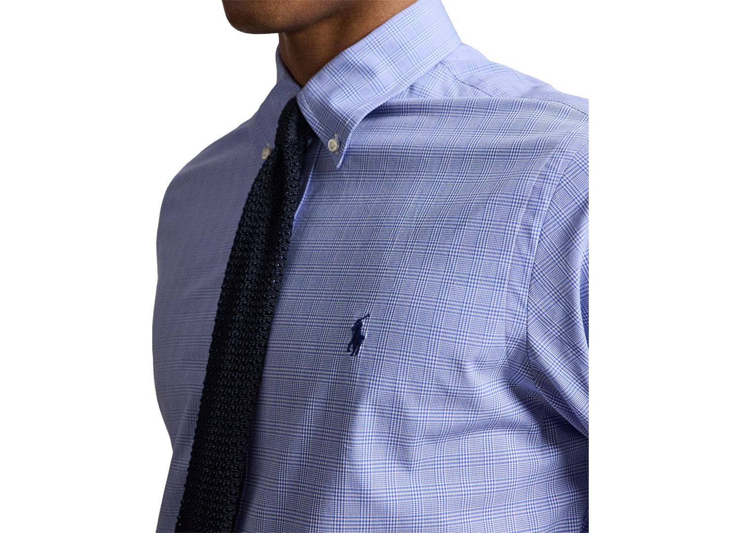 Men's Checked Stretch Poplin Shirt