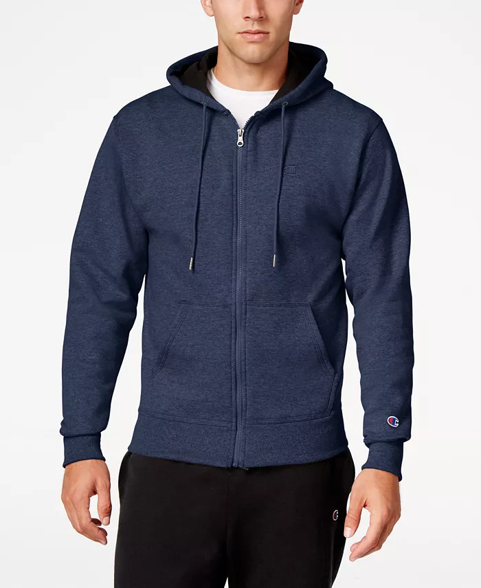 Men's Powerblend Fleece Full Zip Hoodie