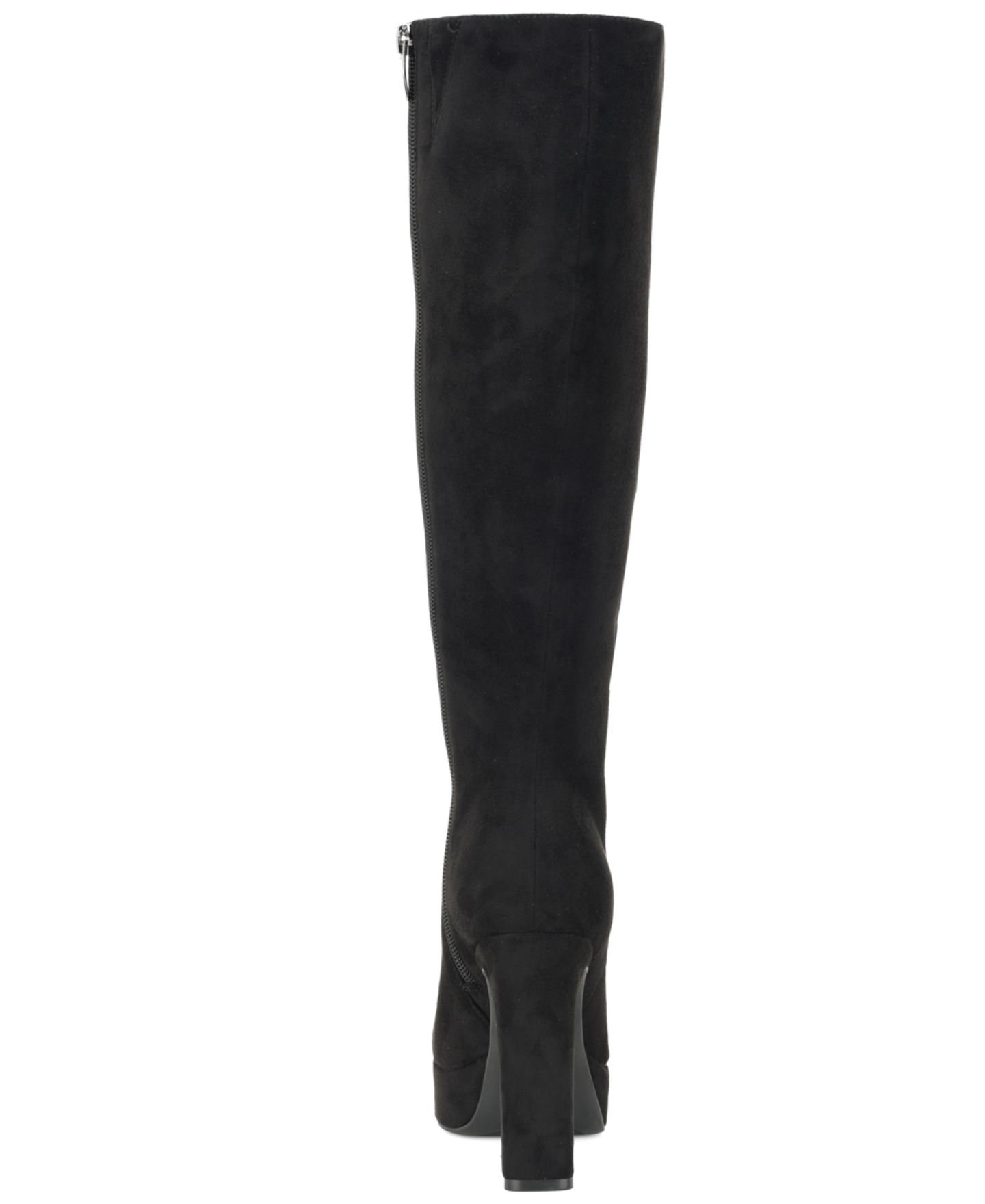 Женские нарядные ботинки Nine West Duane на платформе и устойчивом каблуке, цвет: Чёрный — фото 3