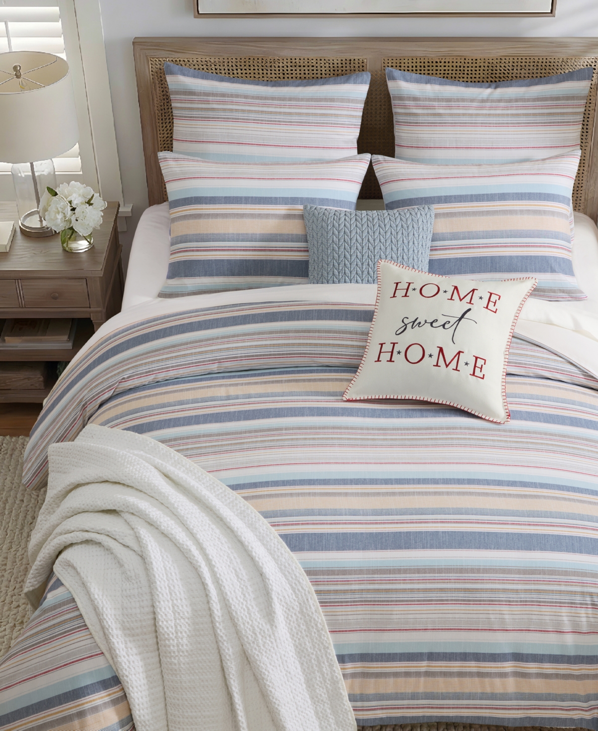 Levtex Home Providence Stripe Reversible -Piece Duvet Set