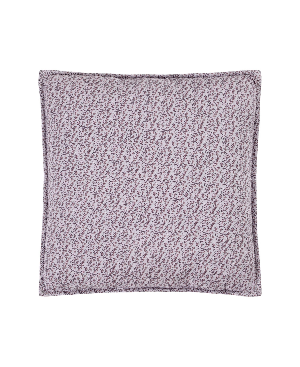 Modern Heirloom Gwen Floral Embroidered Square Decorative Pillow, 16" x 16"