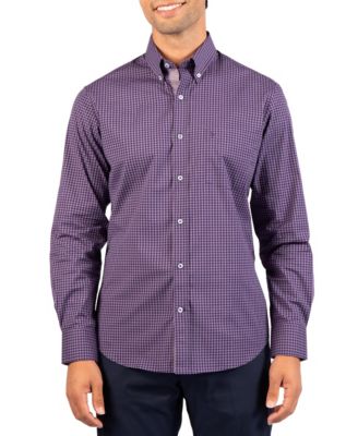 Men's Tonal Gingham Long Sleeve Shirt