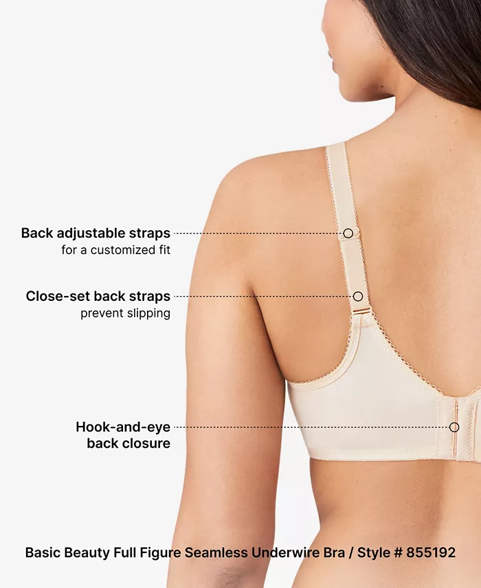 Women's Basic Beauty Full-Figure Underwire Bra 855192, Up To H Cup - thumbnail 9