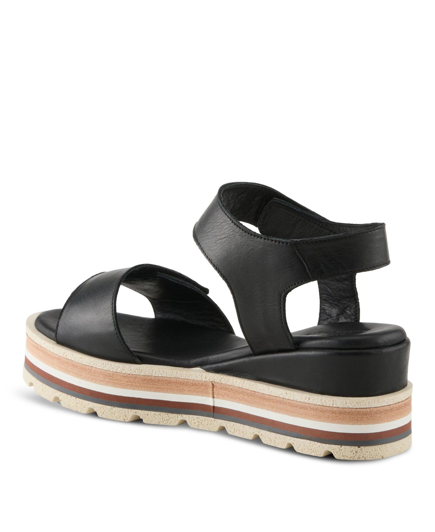 Женские сандалии Spring Step Hileman Platform Sandal with Cushioned Insole, цвет: Чёрный — фото 7