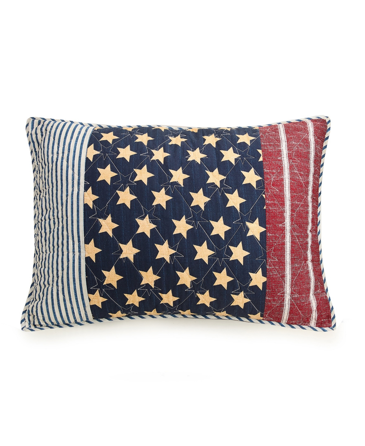 Modern Heirloom Americana Patchwork Cotton 3-Piece Quilt Set