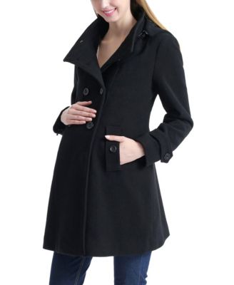 Women's Maternity Penelope Wool Blend A-Lined Coat