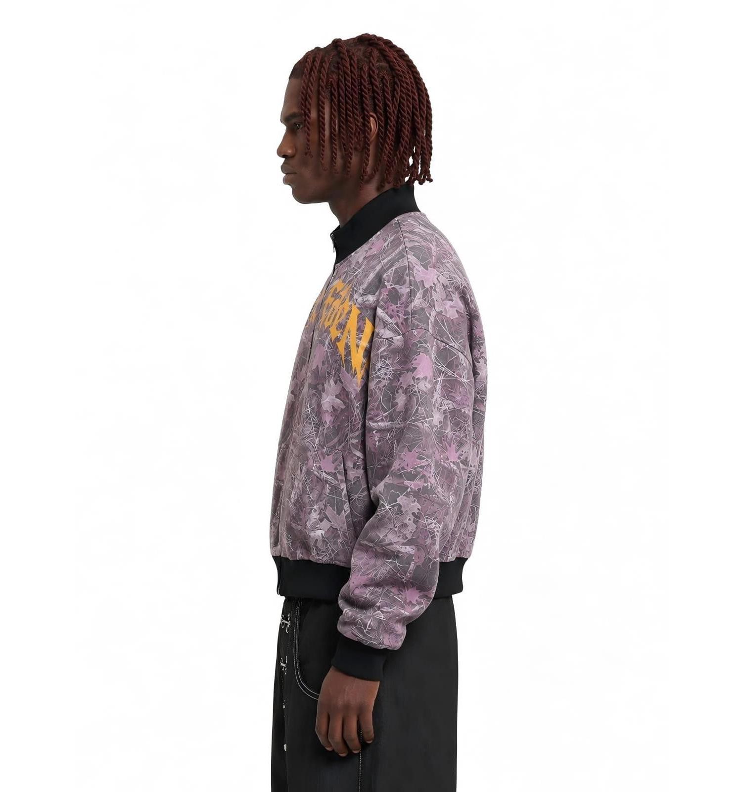 Men's A Boxy Camo Zip Up sweatshirt