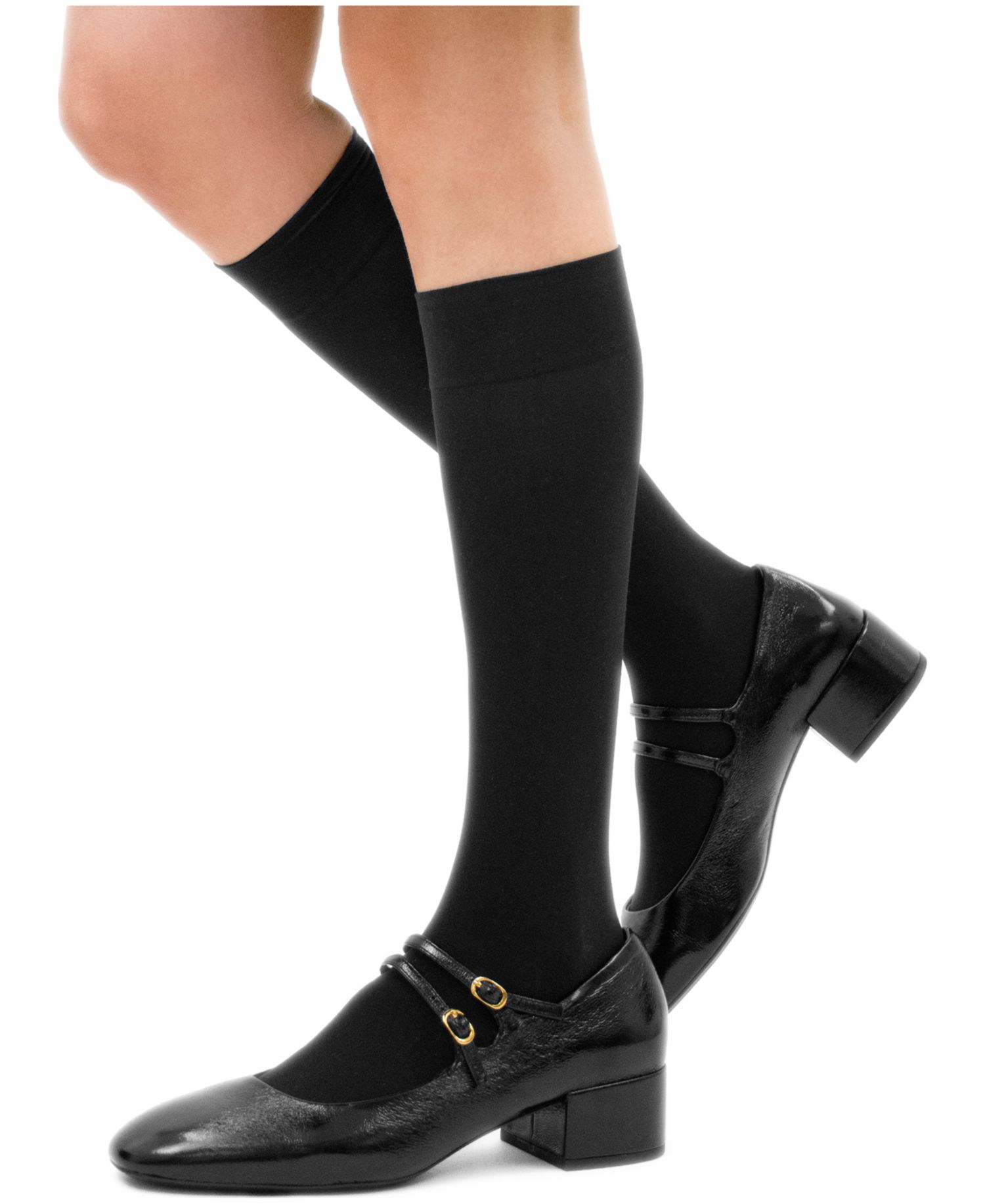 Women's 3-Pk. Soft Opaque Knee-High Socks
