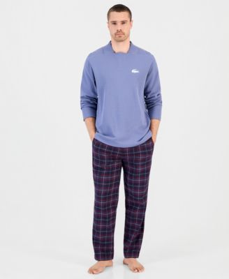 Men's Waffle-Knit V-Neck Sleep Shirt