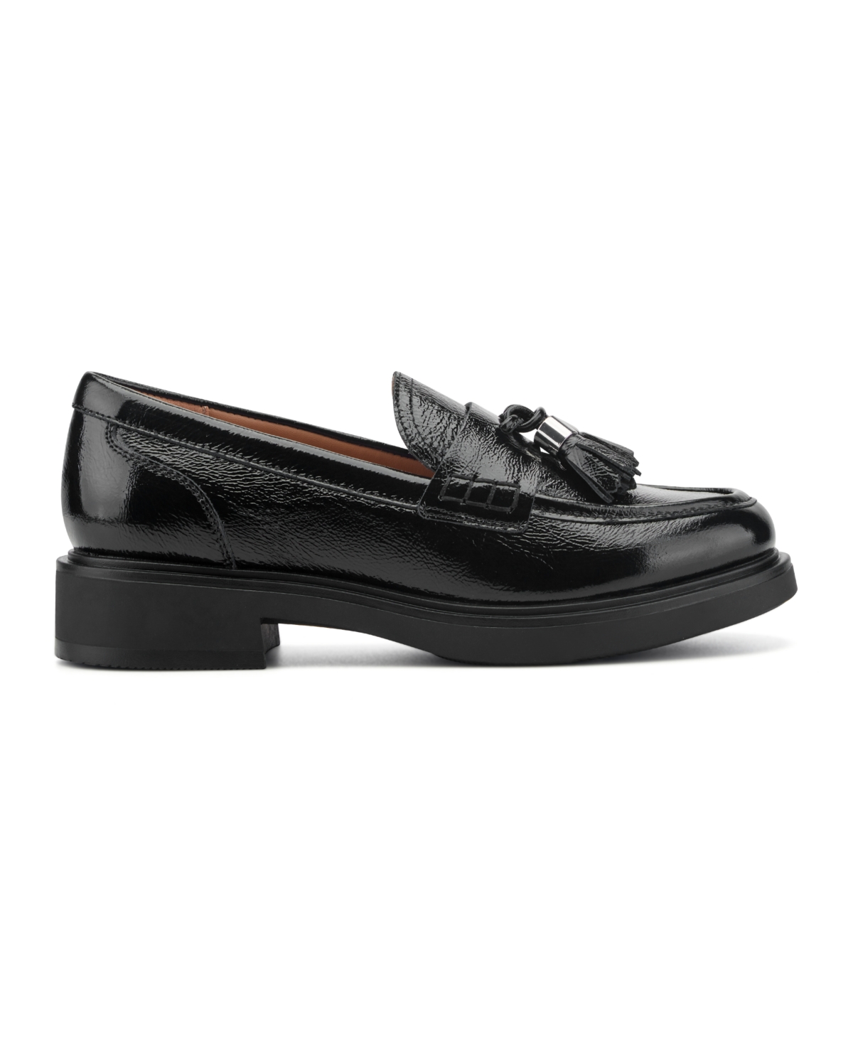Rockport Women's Janesa Leather Moc Toe Tassel Loafers