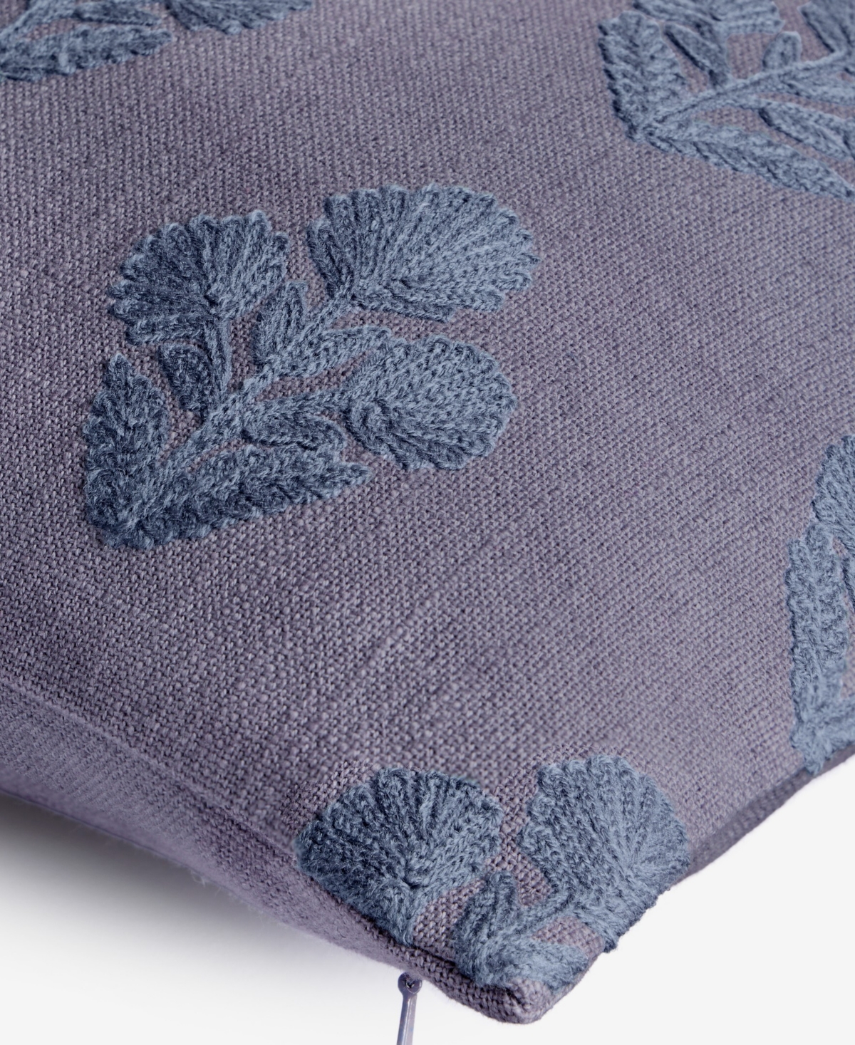 Oake Lumbar Block Print Cotton Decorative Pillow, 14" x 36"