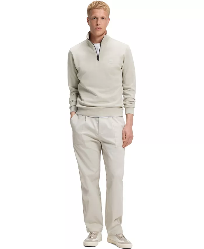 Men's Cotton-Terry Zip-Collar Regular-Fit Sweatshirt - thumbnail 9