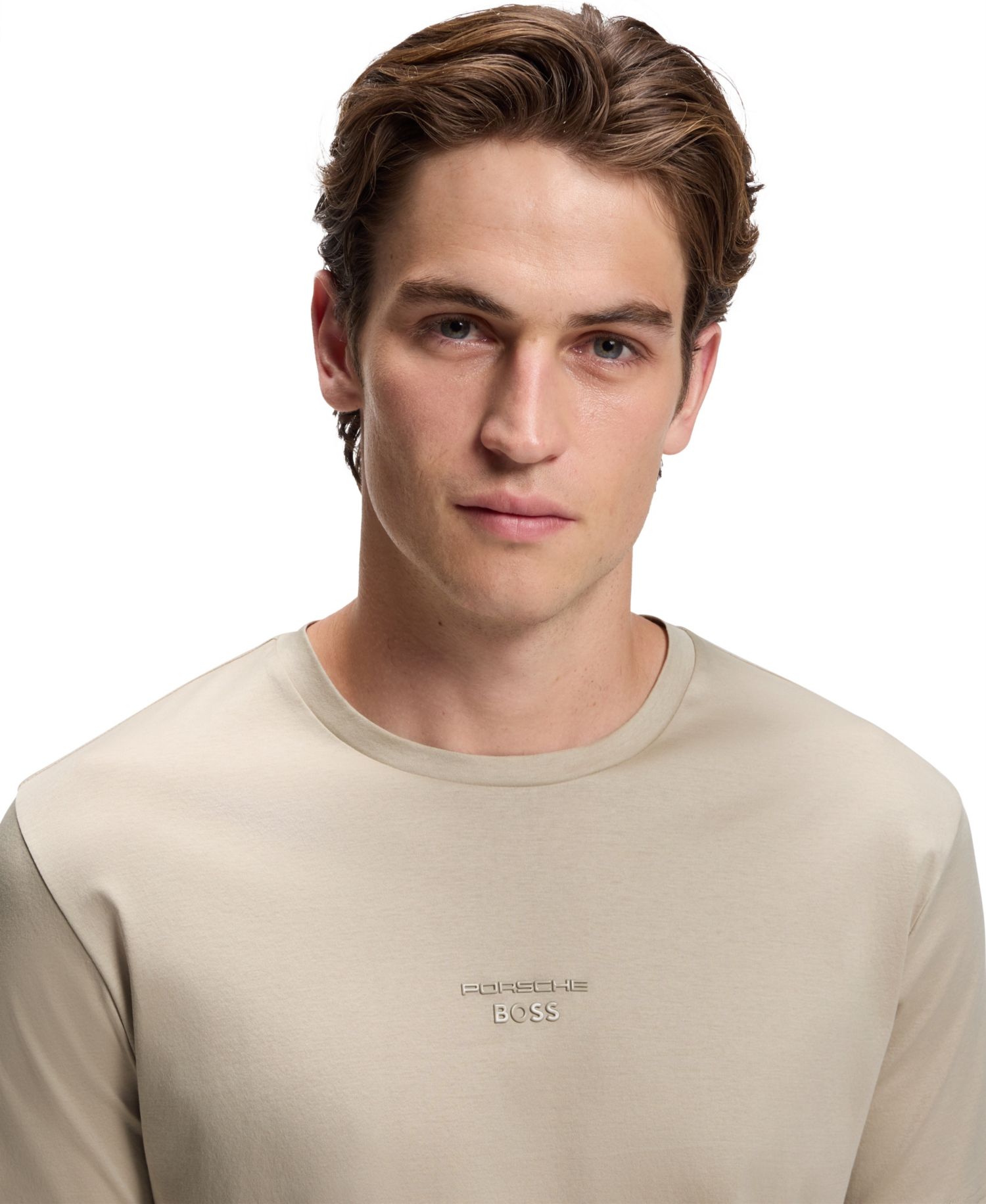 x Porsche Men's Mercerized-Cotton Regular-Fit T-Shirt