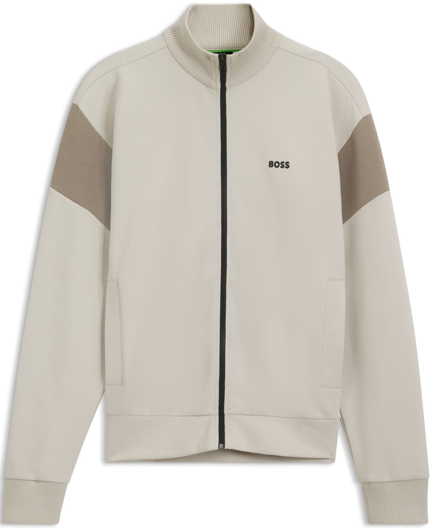 Мужской свитшот Hugo Boss BOSS by Cotton-Blend Regular-Fit, цвет: Чёрный — фото 6