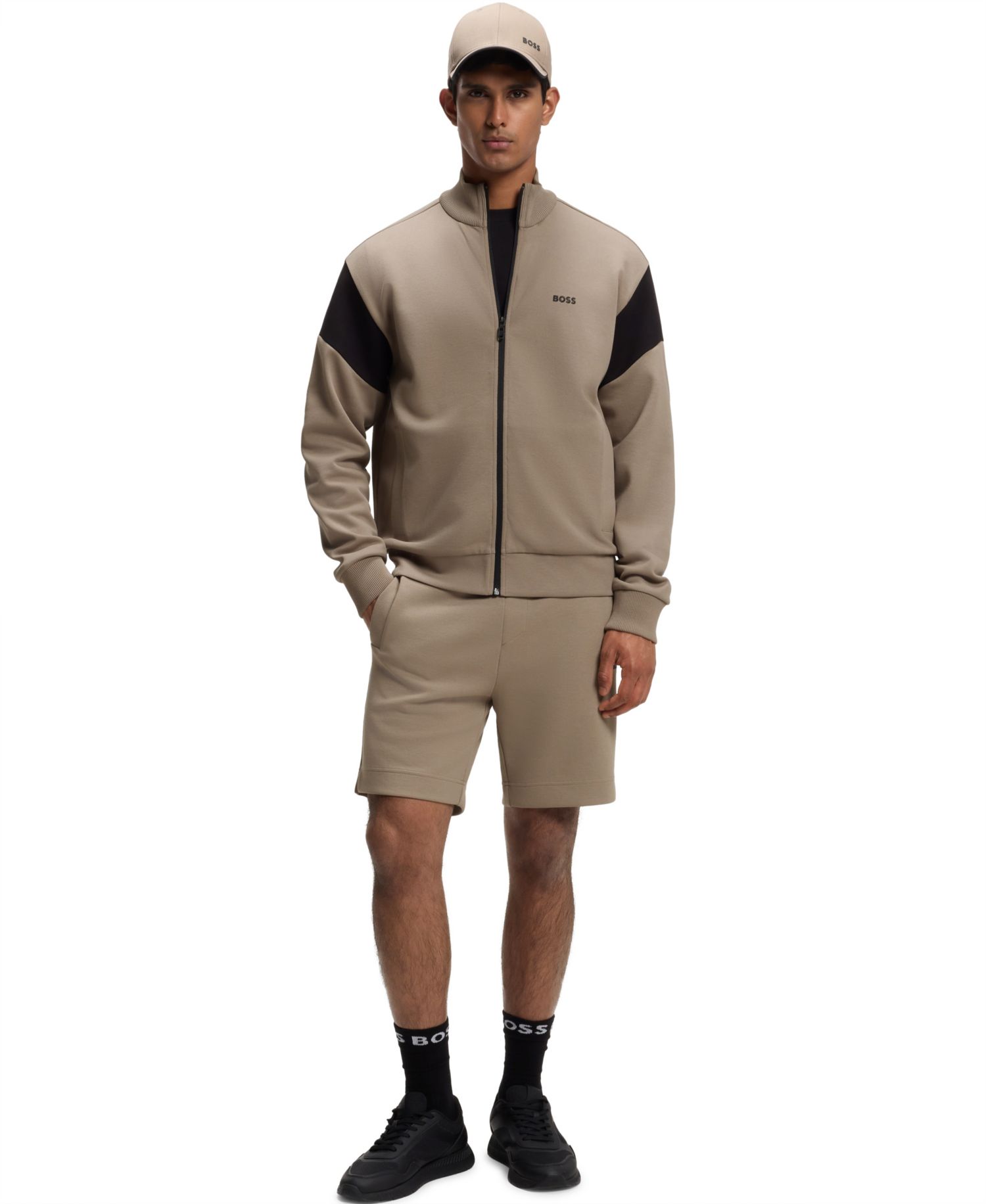 BOSS by Men's Cotton-Blend Regular-Fit Sweatshirt