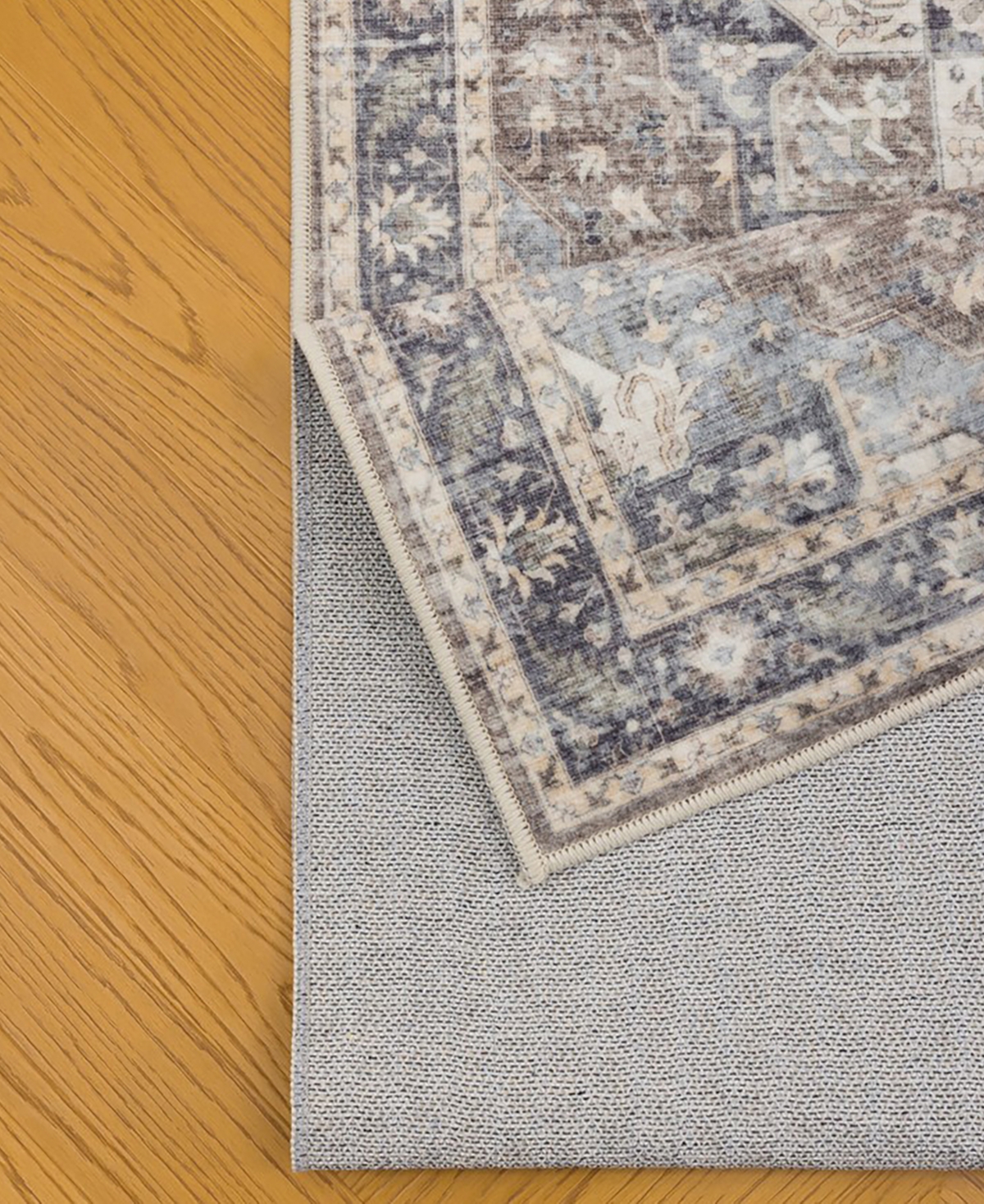 Mink Home Homewell Machine Washable HAM4006 9'x12' Area Rug