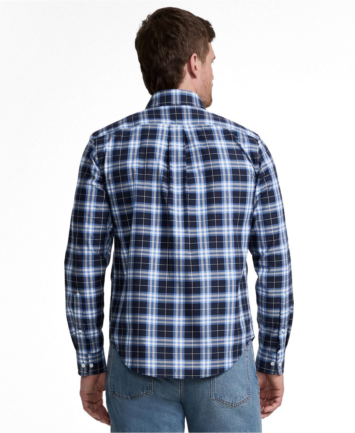 Muted Синий/Слоновая кость Windowpane