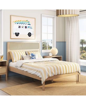 Elio/Rattan Full Single Bed