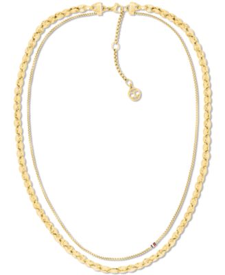 Women's Layering Sets Gold-Tone Stainless Steel Necklace