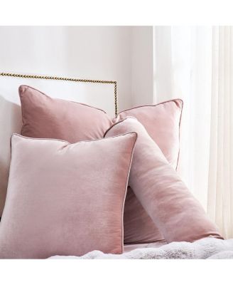 Rainha Velvet Dutch, Euro and Bolster Pillow Set