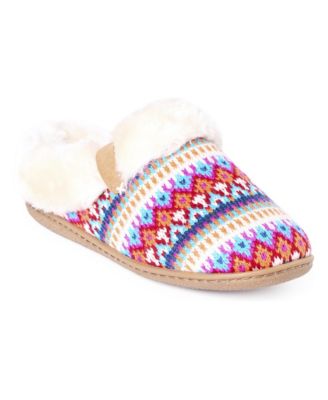 Women's Camp Collar Scuff Slippers