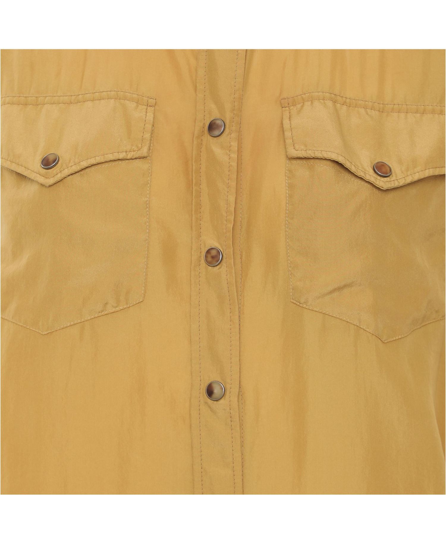 Women's Silk Western-Style Short-Sleeve Shirt