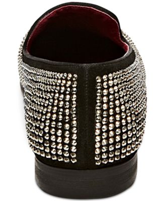 men's caviar rhinestone smoking slipper