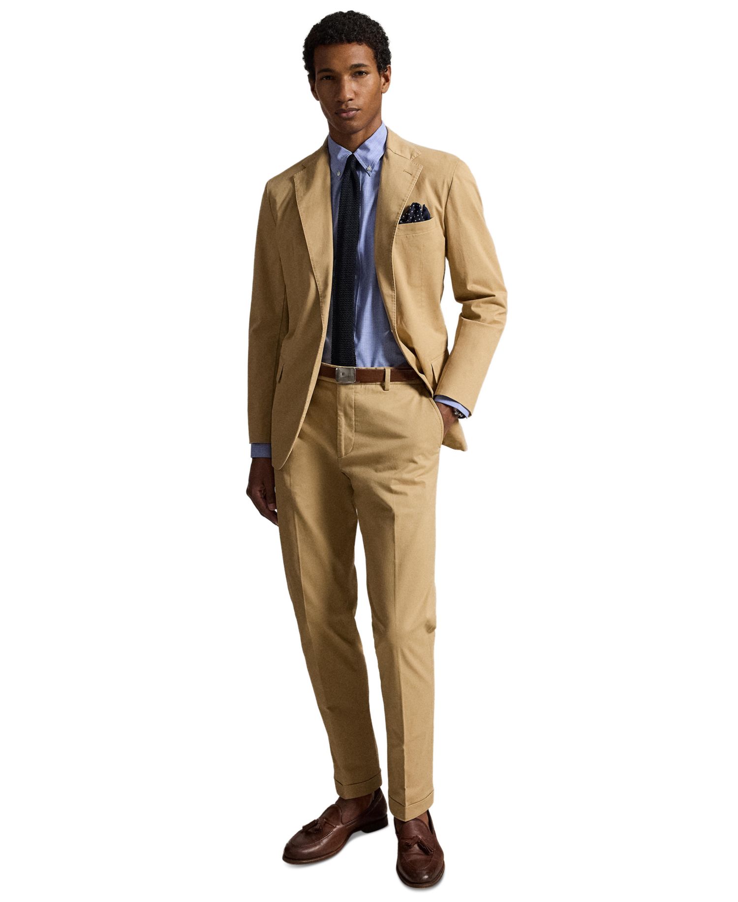 Men's Checked Stretch Poplin Shirt