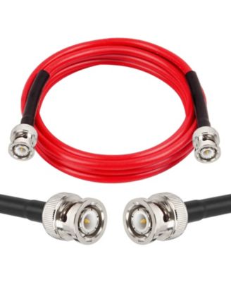Low Loss 50 Ohm BNC Coaxial Cable Extension for RF Radio Antennas