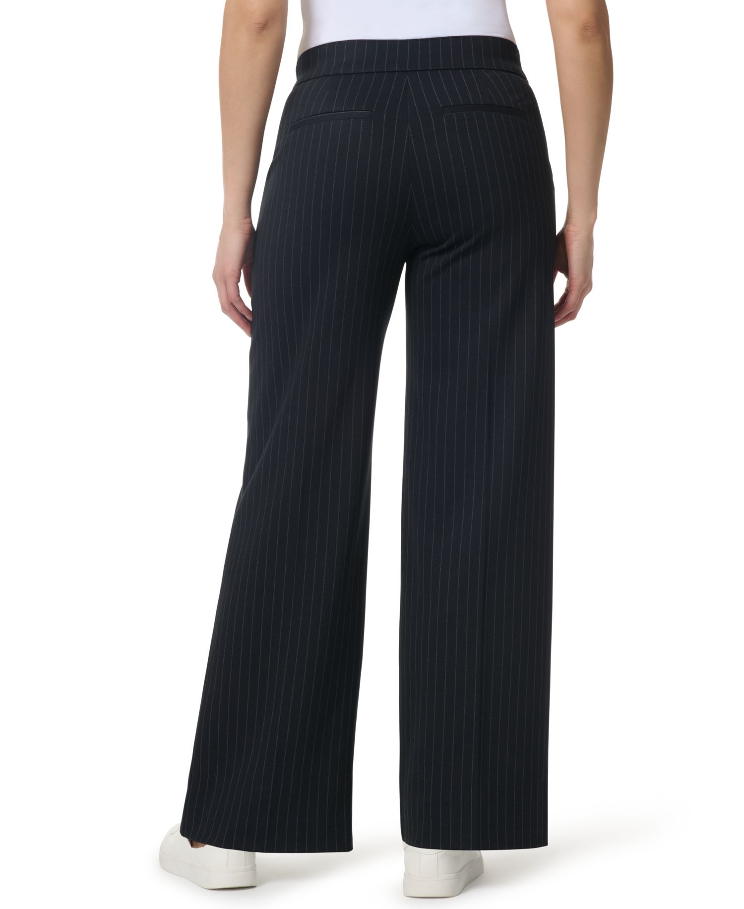 Women's High-Rise Wide-Leg Ponte Pants